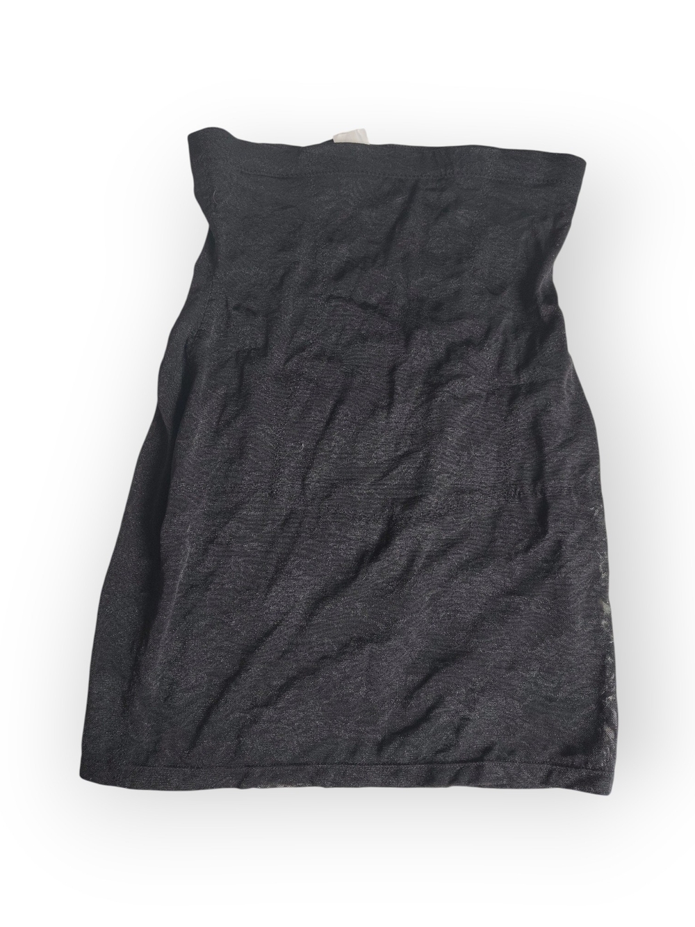 Black Strapless Tube Shirt